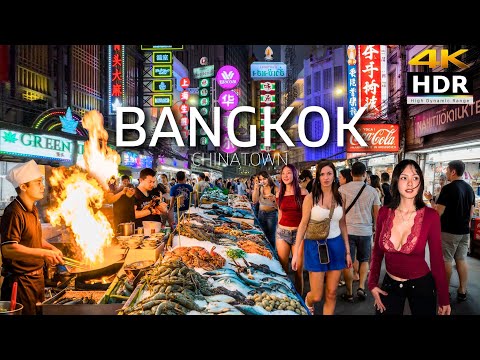 4K HDR | Walking Bangkok | BEST Street Food in the World | Chinatown 2026