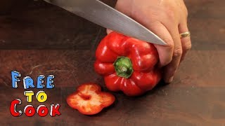 Fastest Way to Cut a Bell Pepper - Food Basic