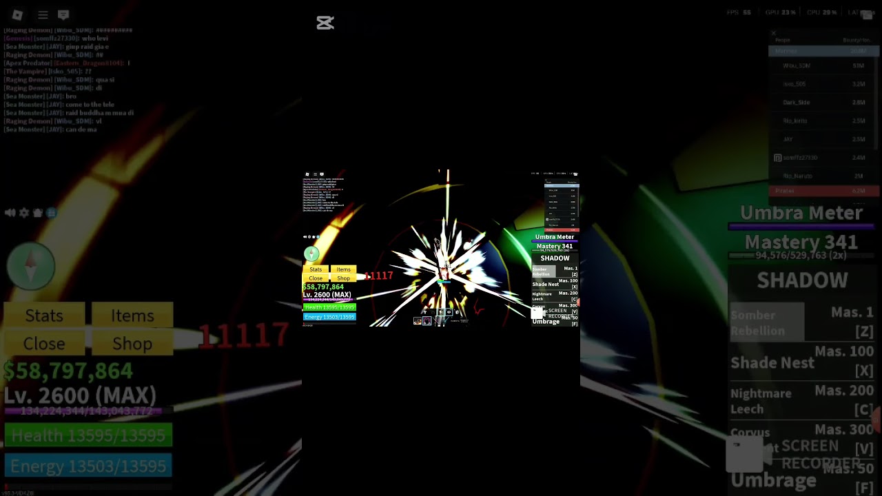 This Shadow combo is very ez to do and it's op👾💥