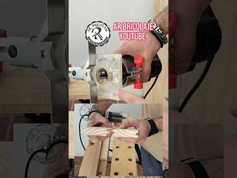 Tip Unión de machihembrado con router de mano y broca de corte recto / AR BRICOLAJE WOODWORK 👍👍👍