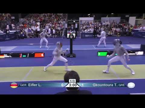 World Championships 2023 SWS - L16 - Larissa Eifler GER v Theodora Gkountoura GRE