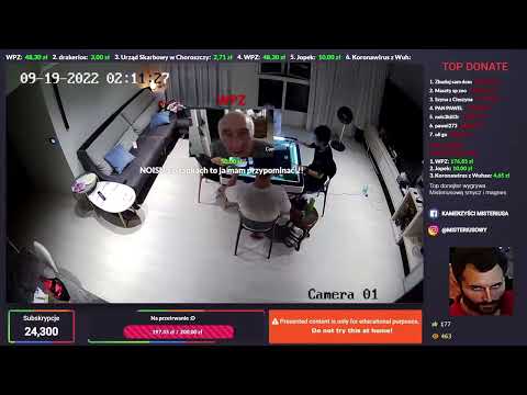 Zapis live Misterius- 18.09.2022- nowi ochroniarze 4h shot xD