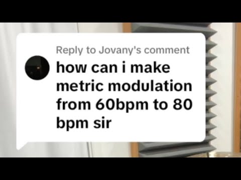 60bpm to 80bpm Using Metric Modulation on #drums ?