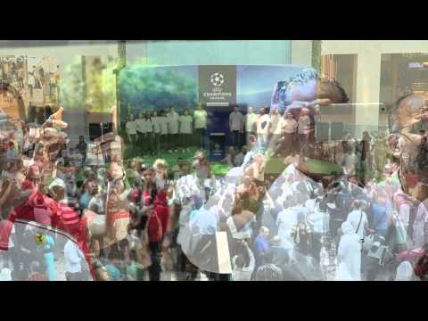 UEFA Champions League flash mob in Abu Dhabi