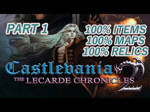 Castlevania the lecarde chronicles 2 - Full walkthrough 100% part 1 - timestamps in the description