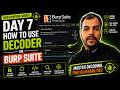 [English] Day 7: How to Use Decoder in Burp Suite (Encode/Decode Secrets) | Bug Hunting Full Course