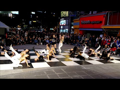 [STREET ARTIST] SEOUL, YONSEI & KOREA UNIVERSITY DANCE TEAM. COMBINED SINCHON BUSKING. 231104.