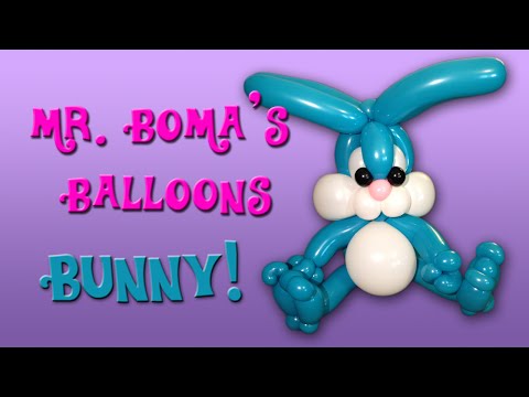 Bunny Rabbit Balloon Animal Tutorial (Balloon Twisting and Modeling #28)