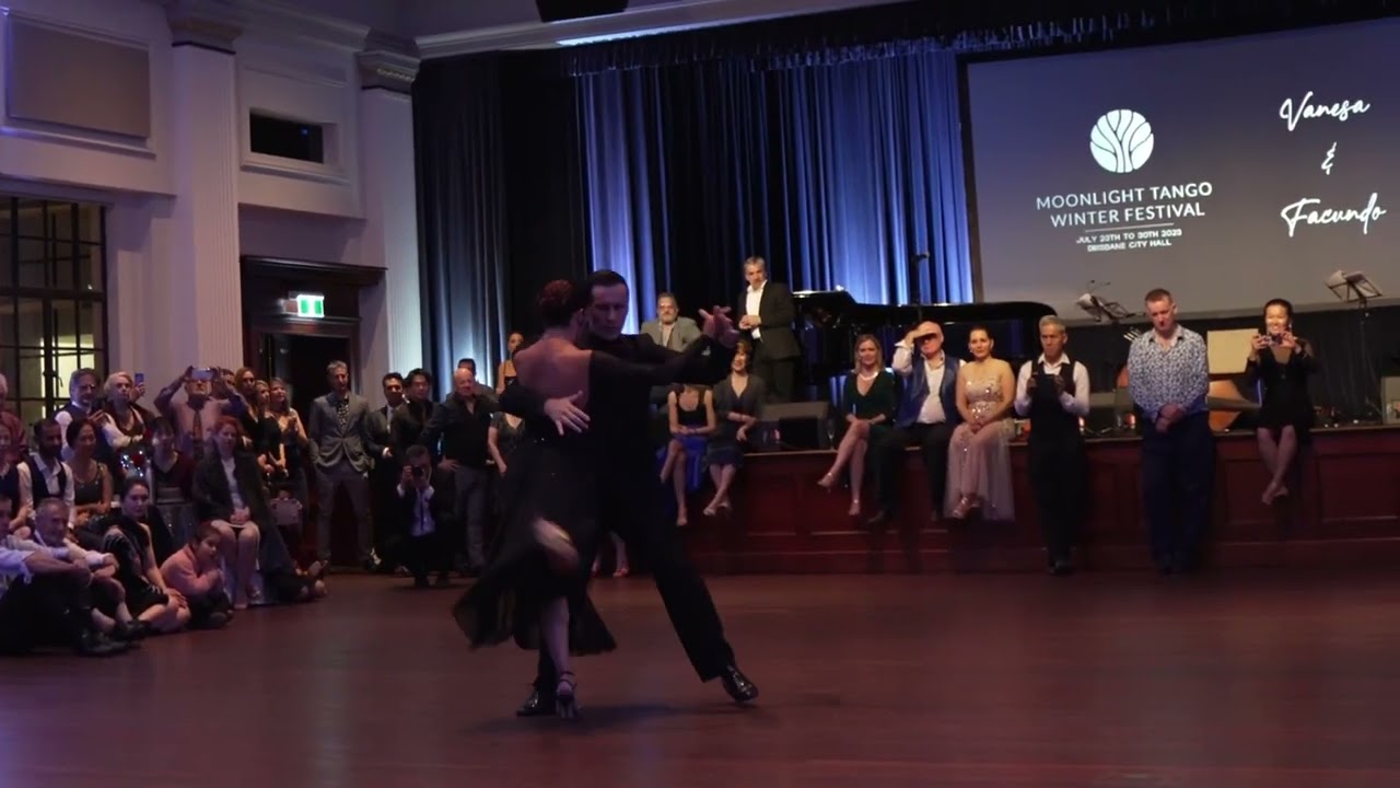 Moonlight Tango  - Vanesa Villalba y Facundo Pinero Tango Dance Performance  Brisbane City Hall 2023
