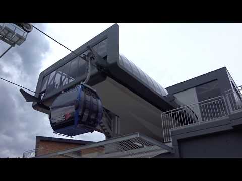 Finkenberger Almbahn Bergstationseinfahrt/Ausfahrt D-Line