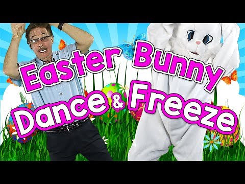 Easter Bunny Dance & Freeze | Springtime Song for Kids | Fun Dance Song for Children | Jack Hartmann