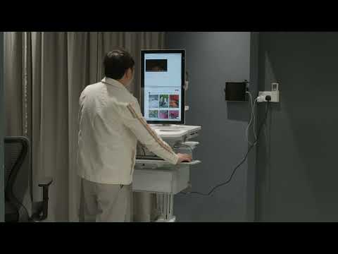 MWFS UPS Panel PC Workstation on Wheel