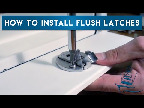 How to Install Flush Latches