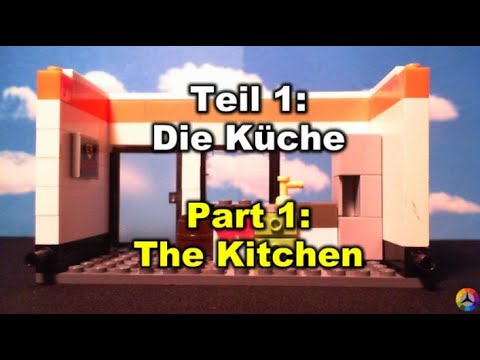 Wie man ein Lego-Apartment baut (+Animationstest), Teil 1: Die Küche