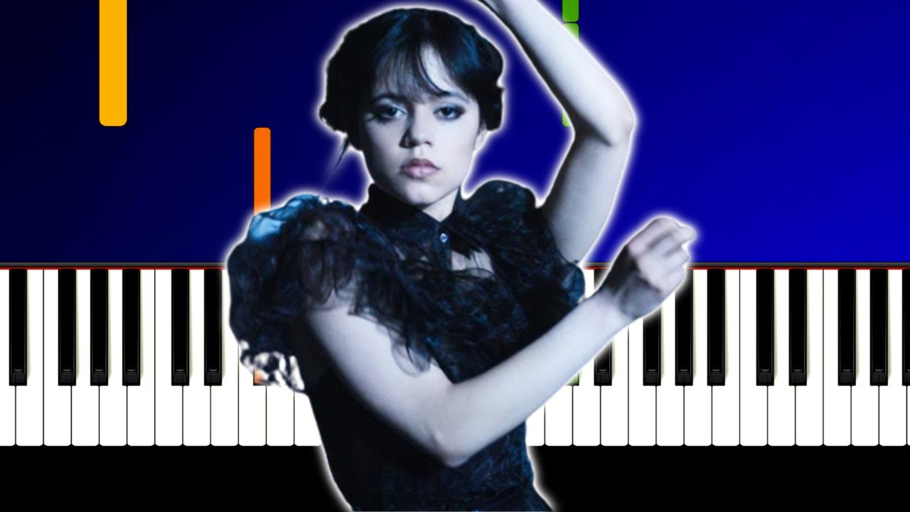 Bloody Mary (Sped Up) Wednesday Addams – Piano Tutorial TRES FACILE