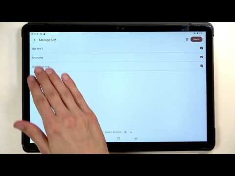 DOOGEE Tab E3 Pro - Import Contacts from SIM Card