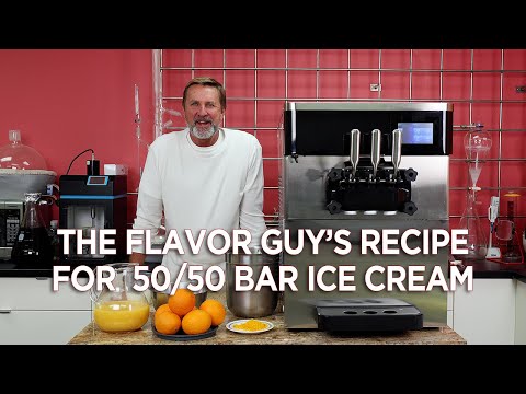 The Flavor Guy tests out a commercial soft serve ice cream machine