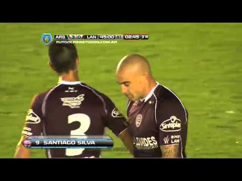 Gol de Silva  Arsenal 3 Lanús 1 Fecha 15 Torneo Final 2014
