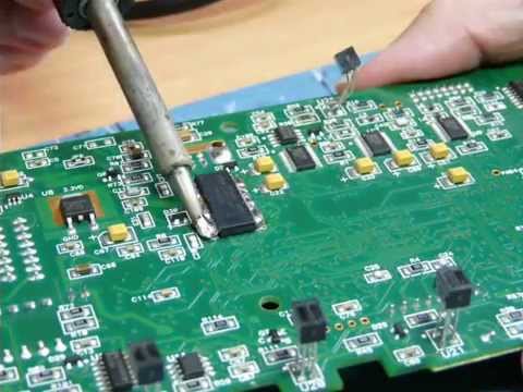 How to desolder an SMD chip without special tools - Ξεκόλλημα SMD από πλακέττα χωρίς εργαλεία