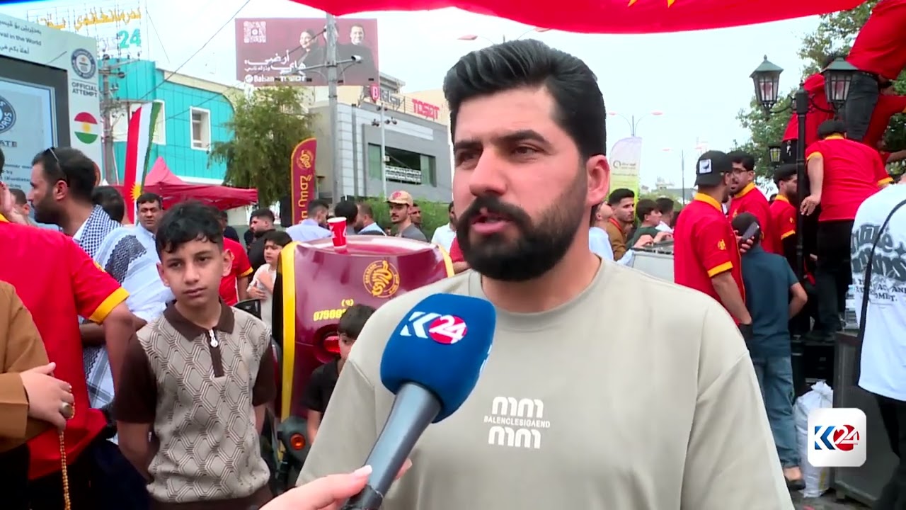 ڤیدیۆ | هەولێر ریکۆردی جیهانیی گەورەترین شیشی گەس دەشکێنێت