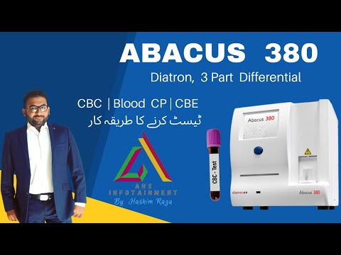 Hematology Analyzer | Model Diatron Abacus 380 | Tutorial | CBC Analyzer