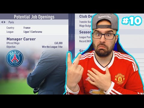 WOW PSG OFFERED ME THE JOB!! - FIFA 18 Career Mode MANCHESTER UNITED #10