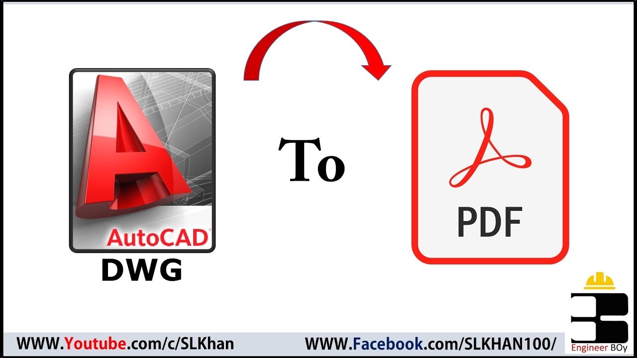 Convert autocad file to pdf | how to convert dwg to pdf