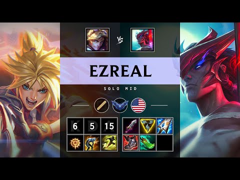 Ezreal Mid vs Yone - NA Diamond Patch 25.15