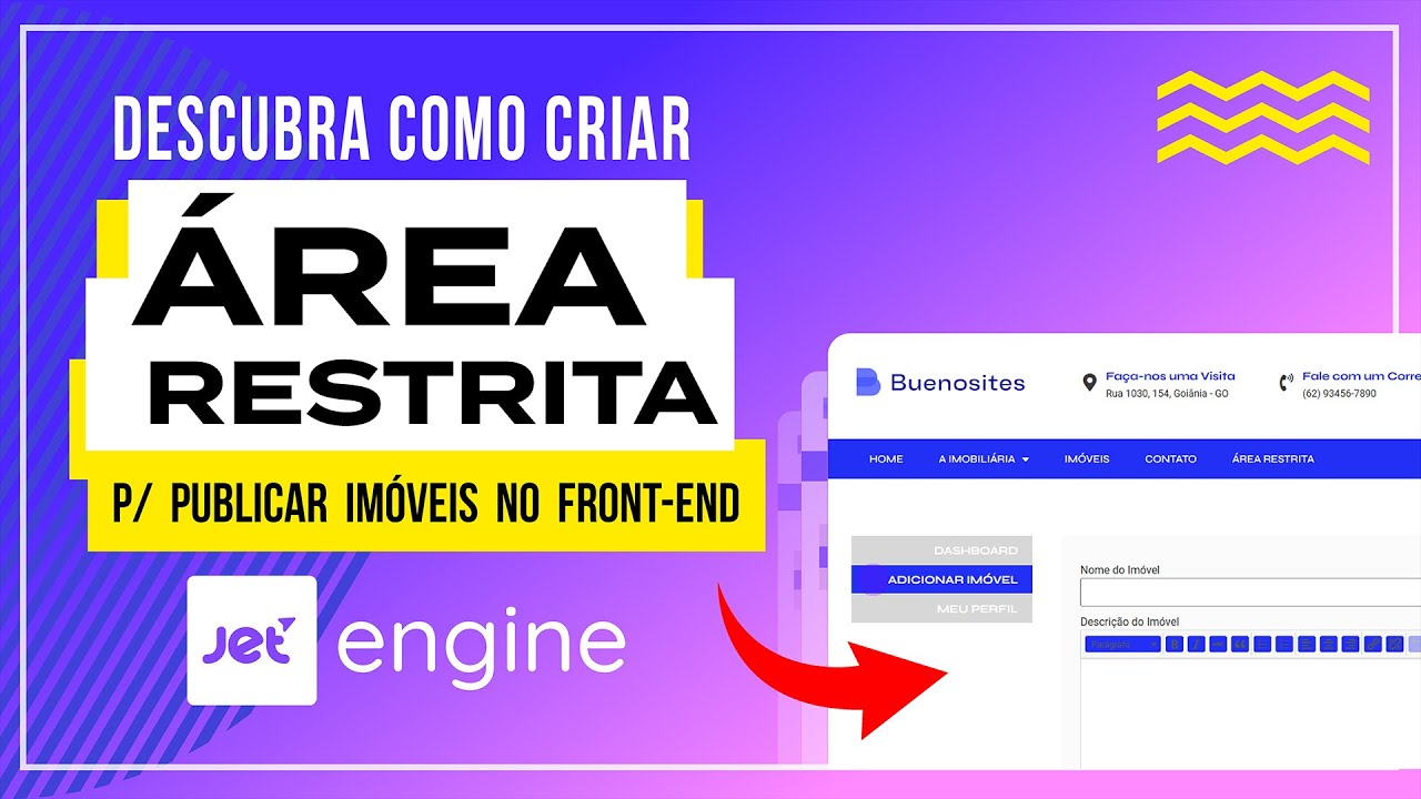 🚀COMO CRIAR ÁREA RESTRITA P/ PUBLICAÇÃO DE IMÓVEIS COM JETENGINE + WORDPRESS E ELEMENTOR PRO.