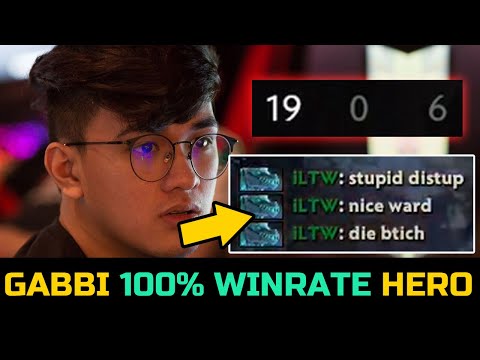 TNC.GABBI 100% WINRATE HERO - PERFECT RECORD 0 DEATH DOTA 2