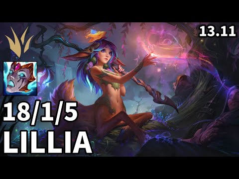 Lillia Jungle vs Sylas - EUW Master | Patch 13.11