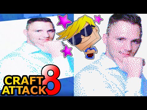 Chefstrobels Pixelart & ich rette seine ITEMS! - Minecraft Craft Attack 8 #84
