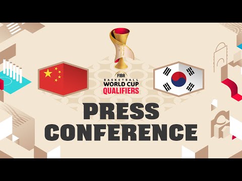 China v Korea - Press Conference | FIBA Basketball World Cup 2027 Asian Qualifiers