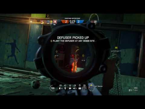 R6 Siege - Bomb - Favela's (Round Win with 2 Kills)