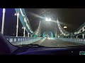 Driving Through London Bridge On 30th October 2020 Halloween Eve Night