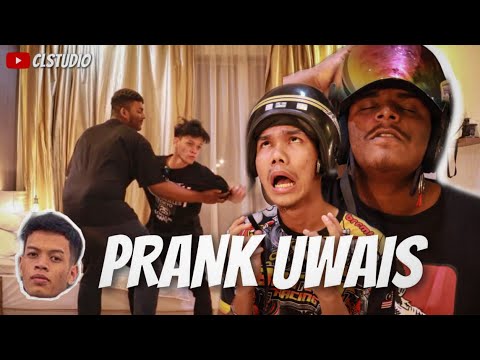 UWAIS KENA PRANK !!! KETUK HELMET CHALLENGE