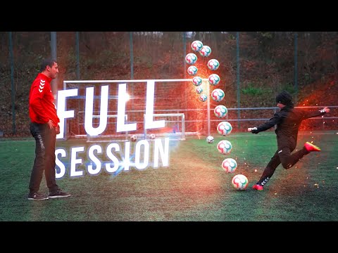 Professional Dribble and shoot training by Coach Ahmadreza With Student 11 Years old