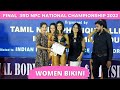 Women Bikini 3rd NPC National Championship 2022