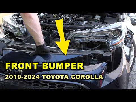 How To: 2019-2024 Toyota Corolla Hatchback Front Bumper Removal & Replacement