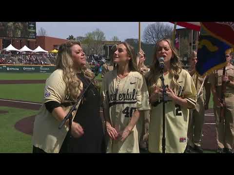 Star Spangled Banner National Anthem, Vanderbilt University Nashville TN, VandyBoys, March 30, 2024