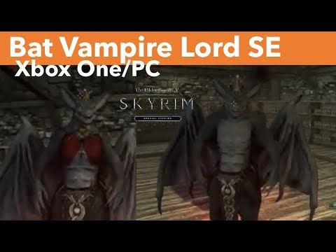 Skyrim SE Xbox One/PC Mods|Bat Vampire Lord SE