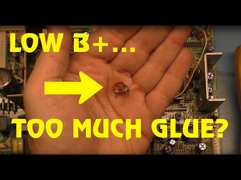 27" K7500 Arcade Monitor Repair - Low B+, Missing Components, No Brightness Control