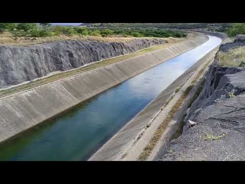 OLHA QUE CENÁRIO LINDO NO CANAL DA TRANSPOSIÇÃO EM SALGUEIRO PERNAMBUCO 