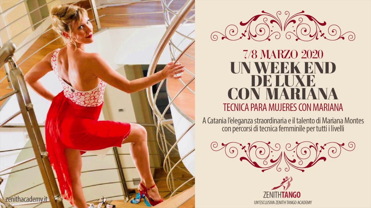 Week end deluxe con Mariana Montes - tecnica femminile per tutti ilivelli.