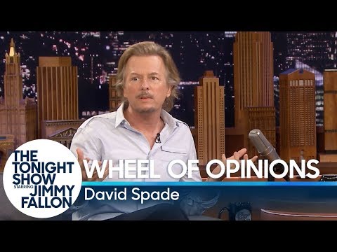 David Spade Gives Out Random, Hilarious Opinions Playing 'Wheel Of Opinions' On Jimmy Fallon