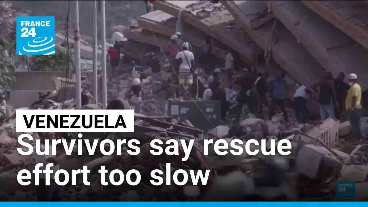 Video: Venezuela quake survivors criticize slow rescue; international aid arrives