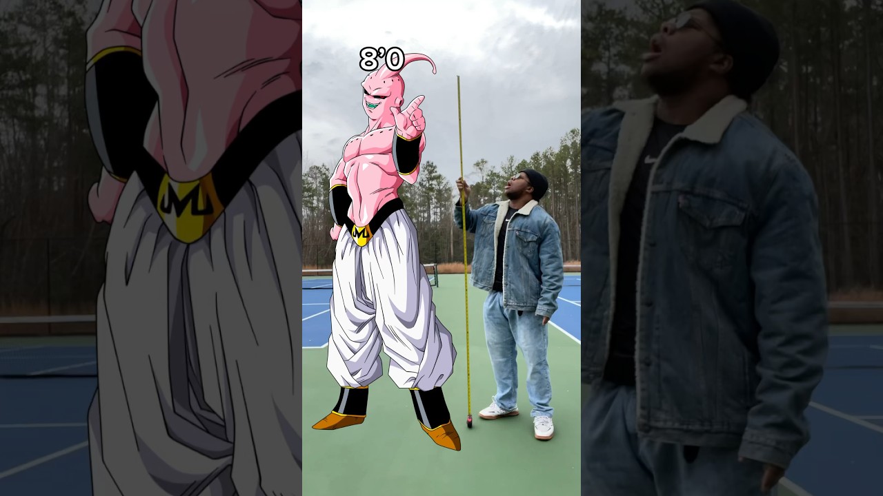 How Tall Are DBZ Characters? #dragonball #anime