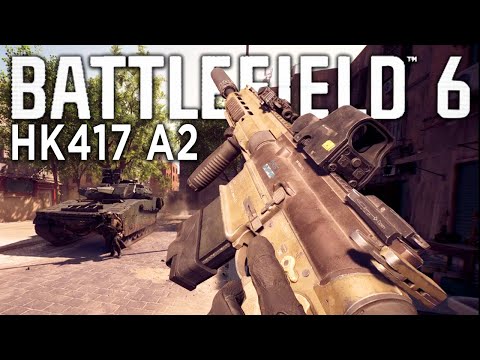 These Attachments on the HK417 A2 makes it FUN to play in Battlefield 6 Open BETA Gameplay