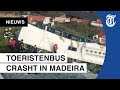 Veel doden bij busongeluk Madeira