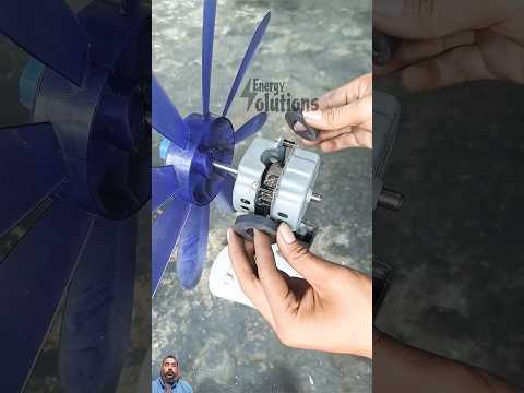 Self Running Free Energy Fan Device from magnet. How to make free energy fan at home #shorts